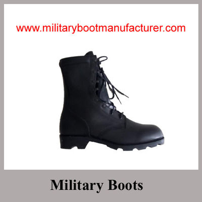 Wholesale China Made Full Grain Leather Military Combat DMS Boot with Turtle Sole