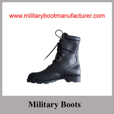 Wholesale China Made Full Grain Leather Military Combat DMS Boot with Turtle Sole