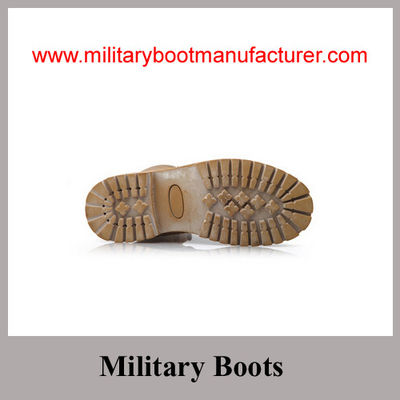 Wholesale China Made Brown Cow Suede Goodyear Military Desert Boot