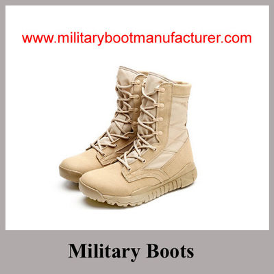 Wholesale China made First Layer Leather Cement Military Jungle Boot