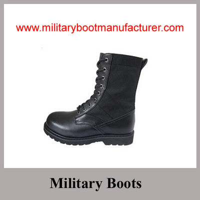 Wholesale China made Military Goodyear Boots with Genuine leather for Army wear