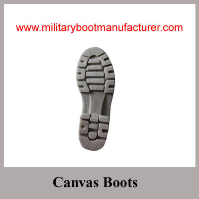 Wholesale China Made Benin Army Camouflage Thick Cotton Canvas Boots