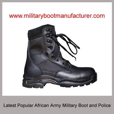 Wholesale China made Latest African Army Police Worn Military Tactical Combat Jungle Officer DMS Cement  Boot Shoes